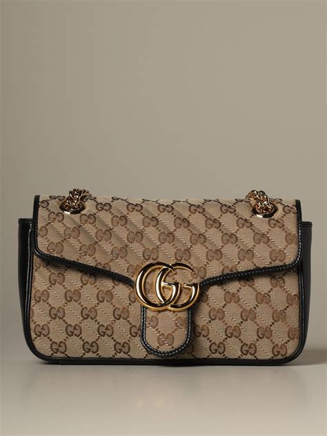 modelli borse gucci tela|borse Gucci tracolla.